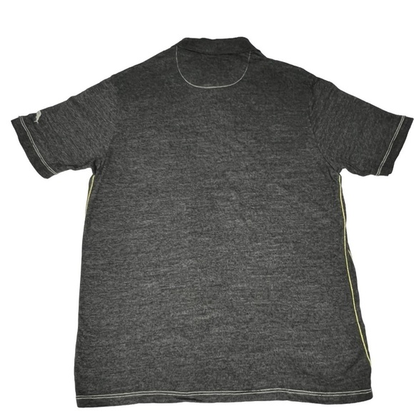 TOMMY BAHAMA Relax Island Modern Fit Charcoal Grey Men's Polo Shirt Size L - Picture 10 of 16